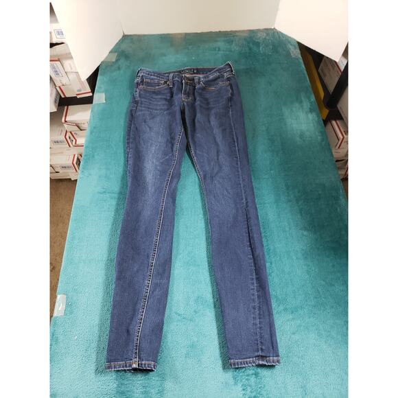 Lucky Brand Jeans Size 2 Womens Blue Stretch Pant Denim Mid Rise Charlie Skinny - Picture 2 of 13
